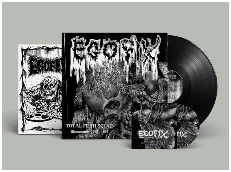 Ego Fix - Total Filth Squad - Discography 1995-1997 - Import Black Vinyl LP Record +CD