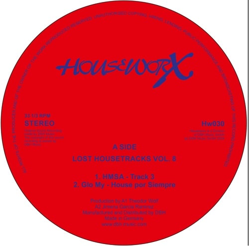 V.A. (Houseworx Records) - Lost Housetracks Vol. 8 - Import Vinyl 12 Inch Record
