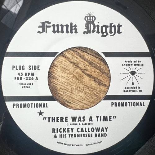 Rickey Calloway & His Tennessee Band - There Was A Time - Import Vinyl 7" Single Record