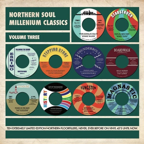 Northern Soul Millenium Classics V.A. (Northern Soul Millenium Classics) - Northern Soul Millenium Classics ? Vol 3 - Import Vinyl 7 Inch Record x 10
