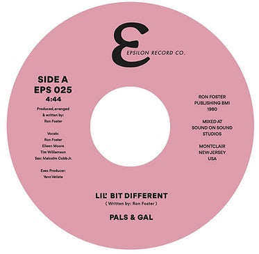 Pals & Gal - Lil' Bit Different - Import Vinyl 7" Single Record