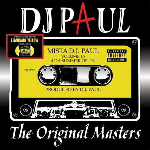 Dj Paul (Hip Hop) - Volume 16: 4 Da Summer Of "94 "2Lp" - Import Lemonade Yellow Vinyl 2 LP Record Bonus Tracks