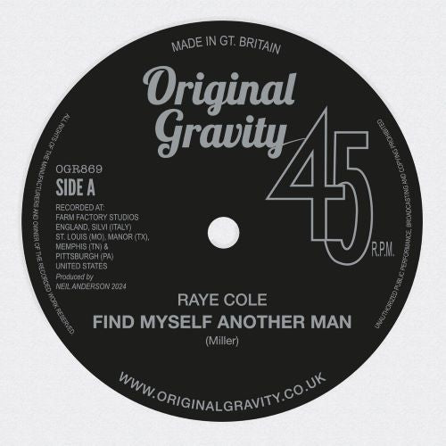 Raye Cole - Find Myself Another Man - Import Vinyl 7" Single Record