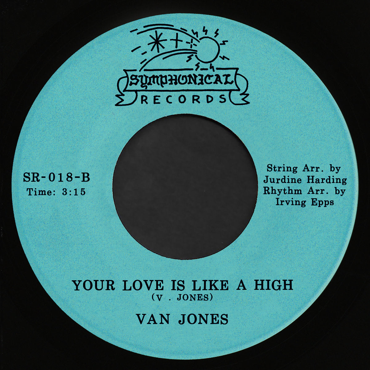 Van Jones - Your Love Is Like A High / I Want To Groove You - Import 7inch Record