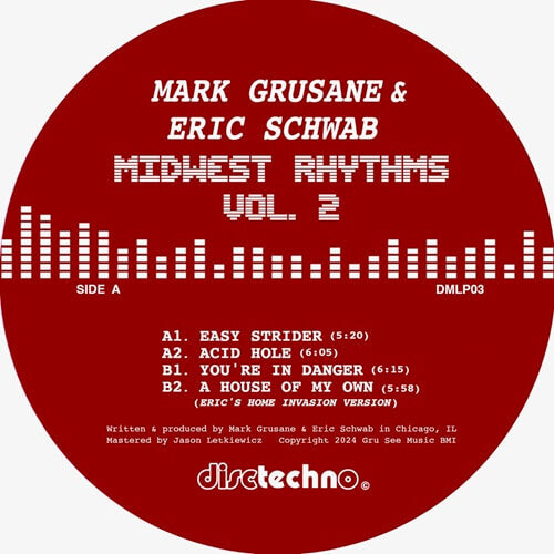Mark Grusane & Eric Schwab - Midwest Rhythms Vol. 2 - Import Vinyl 12 inch Record