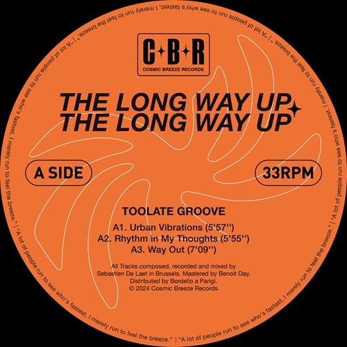 Toolate Groove / Bass Toast - Long Way Up - Import Vinyl 12 inch Record