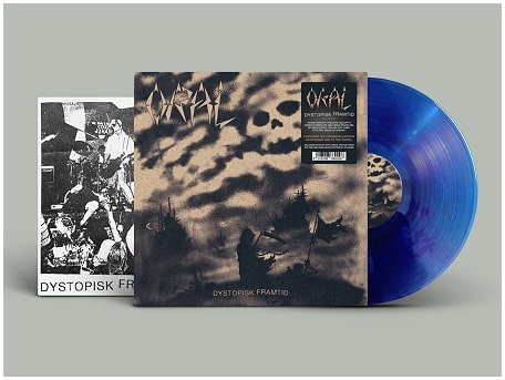 Oral (Swe/Punk) - Dystopisk Framtid - Import Diehard Blue Purple Color Vinyl LP Record