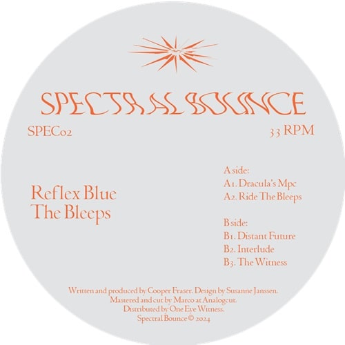 Reflex Blue - The Bleeps - Import Vinyl 12 inch Record