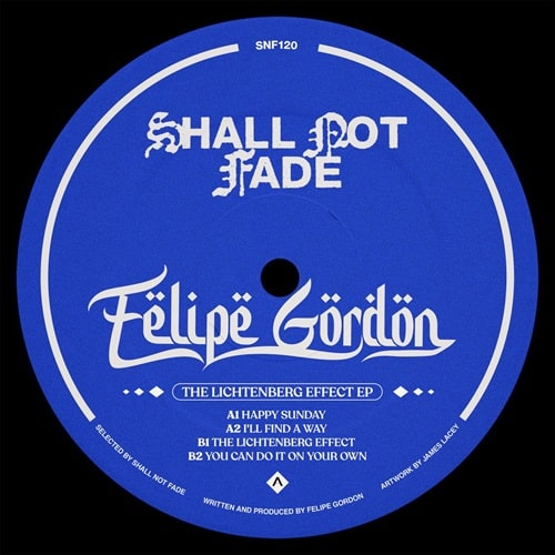 Felipe Gordon - The Lichtenberg Effect - Import Label Sleeve / Red + Blue Marbled Vinyl 12inch Record