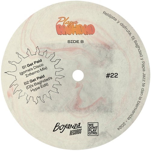 Playa Baghdad - Get Paid - Import Vinyl 12inch Record