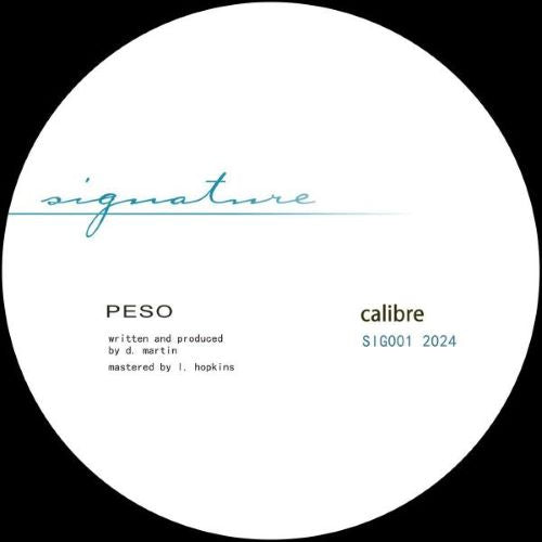 Calibre - Peso / My Chances - Import 12 inch Record