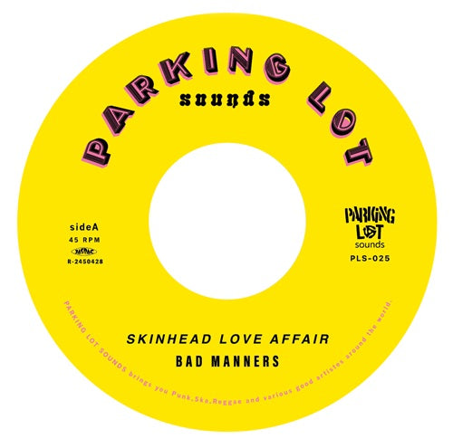 Bad Manners - Skinhead Love Affair / Do Nothing - Japan Vinyl 7 inch Sjngle Record