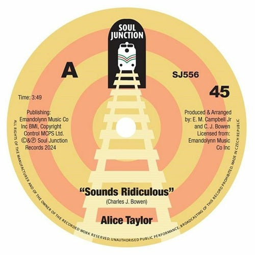 Alice Taylor - Sounds Ridiculous - Import Vinyl 7 inch Shingle Record