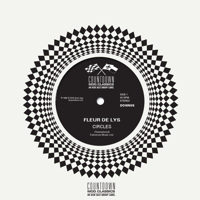 Les Fleur De Lys - Circles C/W You'Ve Got To Earn It - Import Vinyl 7 Inch Single Record