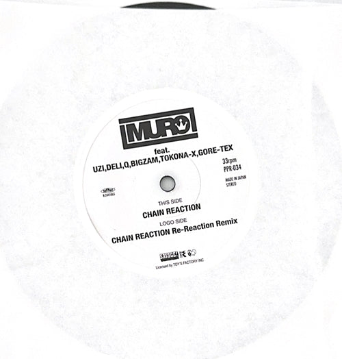 Muro Feat. Uzi. Deli. Q. Bigzam. Tokona-X. Gore-Tex - Chain Reaction - Japan Vinyl 7 Inch Single Record