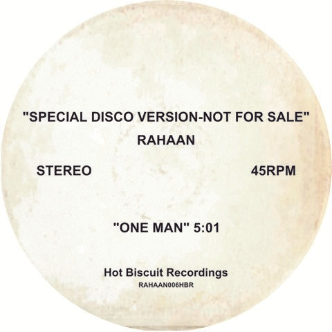 Rahaan - One Man/No Luck - Import Vinyl 12 inch Record