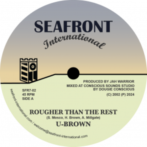 U Brown & Jah Warrior - Rougher Than The Rest - Import Vinyl 7 inch Sjngle Record