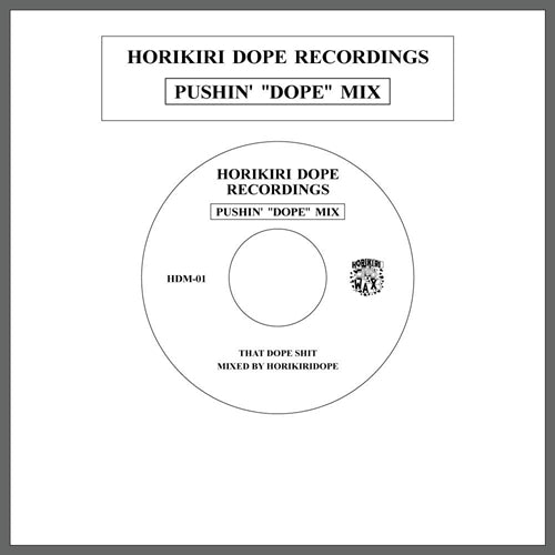 Horikiridope - Pushin' "Dope" Mix - Japan CD