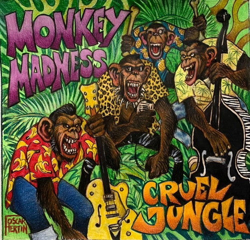 Monkey Madness - Cruel Jungle - Japan Vinyl LP Record