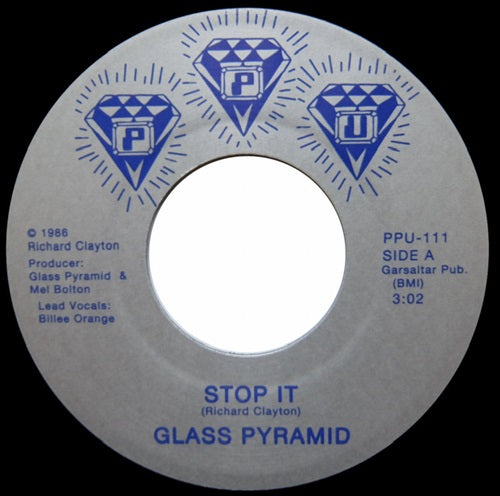 Glass Pyramid (Band) - Stop It / Better By The Minute - Import Vinyl 7 Inch Single Record