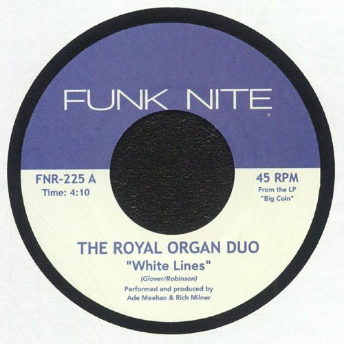 Royal Organ Duo - White Lines / £19.99 - Import Vinyl 7 Inch Single Record