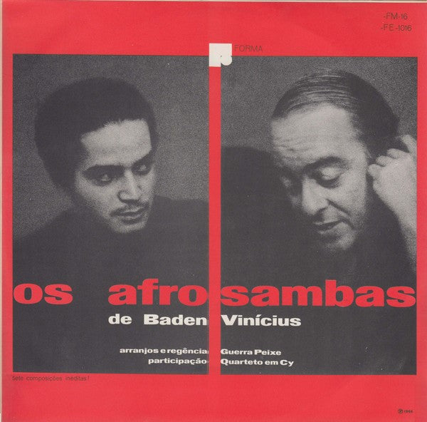 Baden Powell & Vinicius De Moraes - Os Afro Sambas - ImportLP Record