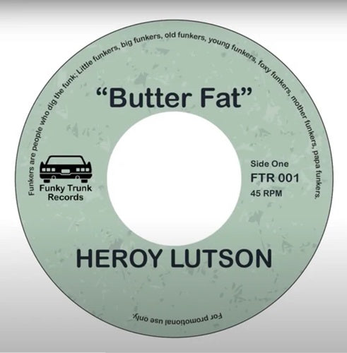 Heroy Lutson - Butter Fat / Feel The... - Import7 inch Single Record