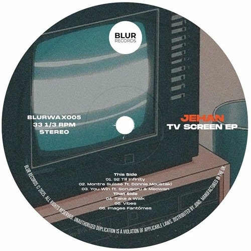 Jehan - Tv Screen Ep - Import12 inch Record