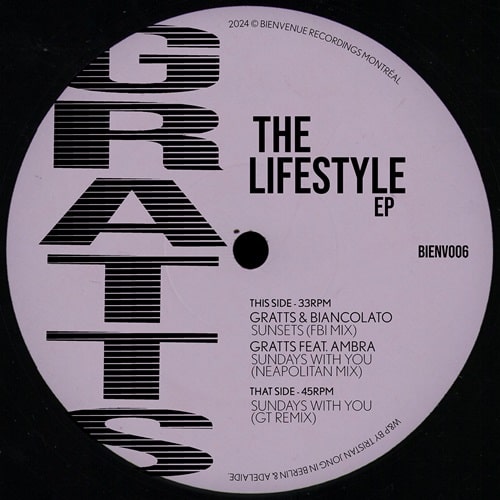 Gratts - Lifestyle Ep&Nbsp;W/ Gene Tellem Remix - Import12 inch Record