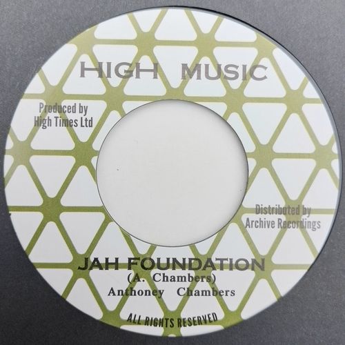 Anthony Chambers - Jah Foundation - Import Vinyl 7 inch Single Record