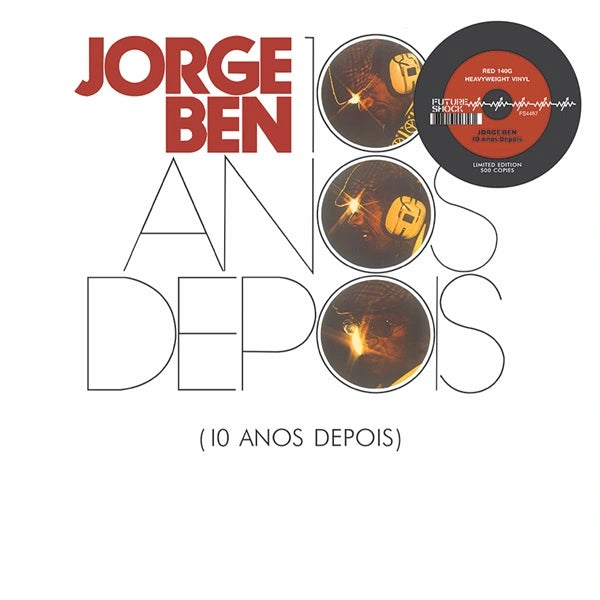 Jorge Ben - 10 Anos Depois - Import Colour Vinyl LP Record