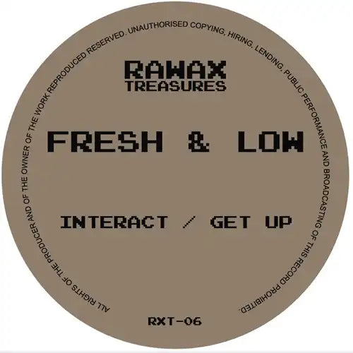 Fresh & Low - Interact/ Get Up - Import Vinyl 12inch Record