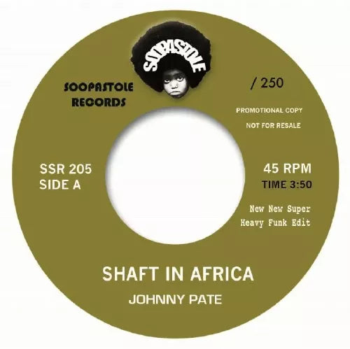 Johnny Pate - Shaft In Africa / Across 110Th Street - Import Vinyl 7 inch Single Record