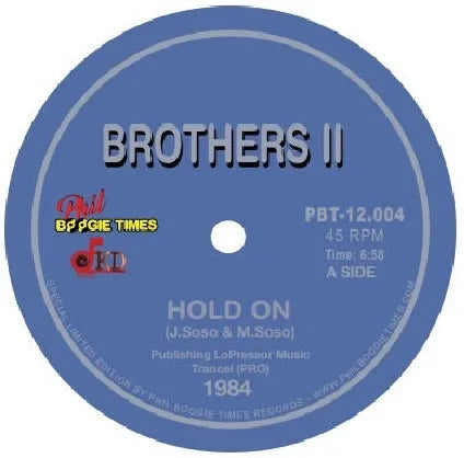 Brother Ii - Hold On / You - Import Vinyl 12 inch Record