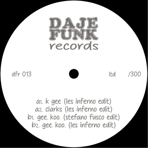 Les Infern & Stefano Fusco - Raw Session One - Import Vinyl 12 Inch Record