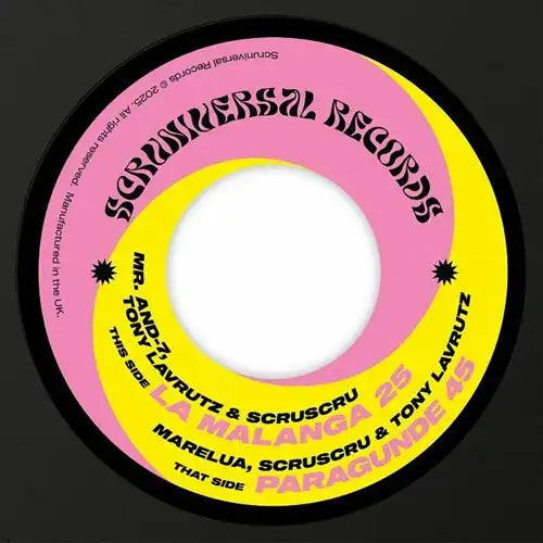 Various Artists (Scruniversal) - La Malanga 25/Paragunde 45 - Import 7 inch Single Record