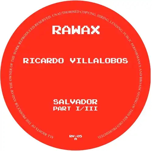 Ricardo Villalobos - Salvador - Import 12 inch Record