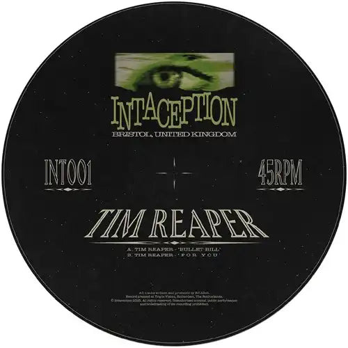 Tim Reaper - Bullet Bill / For You - Import 12 inch Record