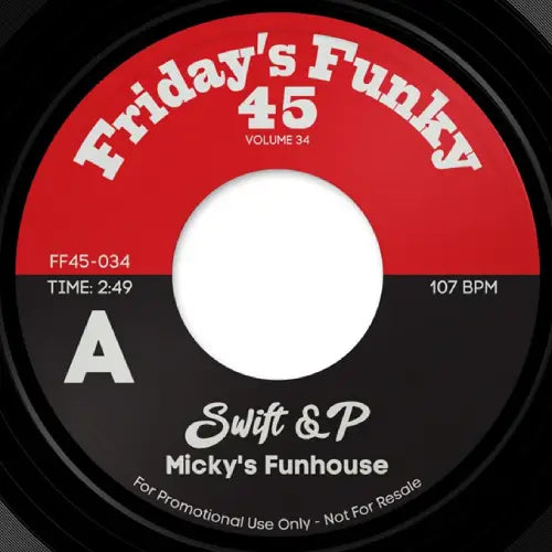 Swift & P - Micky'S Funhouse - Import 7 inch Single Record