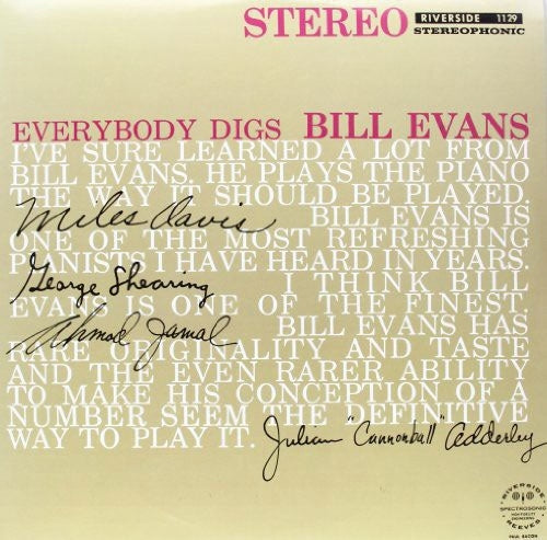 Chet Baker - Everybody Digs Bill Evans - Import LP Record