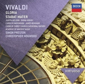 Simon Preston (conductor), Christopher Hogwood - Vivaldi: Gloria RV.589, Nulla in Mundo Pax Sincera RV.630, Amor Hai Vinto RV.651, Stabat Mater RV.621 - Import CD