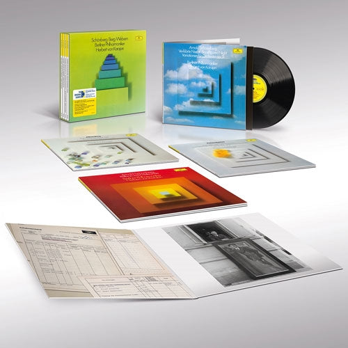 Herbert Von Karajan Berliner Philharmoniker - Schoenberg / Berg / Webern - Import 180g Vinyl 4 LP Record Limited Edition