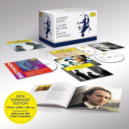 Maurizio Pollini - Complete Recordings on Deutsche Grammophon -New Expanded Edition - Import 62CD+2DVD+Blu-ray Disc Box Set Limited Edition