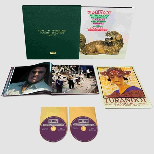 Zubin Mehta - Puccini : Turandot / London Philharmonic, Joan Sutherland, Luciano Pavarotti, Montserrat Caballe, Nicolai Ghiaurov, etc.(1972 Stereo)(2SACD)(Hybrid) - Import 2 SACD Hybrid Limited Edition