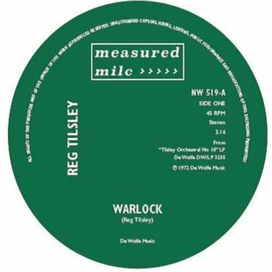 Reg Tilsley / Roger Jackson - Warlock / Flashpoint - Import7 inch Single Record