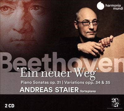Andreas Staier - Beethoven: Ein Neuer Weg - Piano Sonatas Op.31 Variations Opp.34 & 35 - Import 2 CD