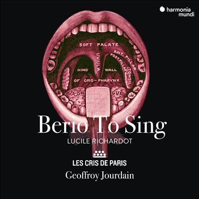 Berio, Luciano (1925-2003) - Berio to Sing : Richardot(Ms)Jourdain / Les Cris de Paris - Import CD