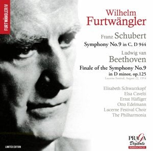 Schubert (1797-1828) - Schubert Symphony No.9 : Furtwangler / Berlin Philharmonic (1951)+4th Mov.of Beethoven Symphony No.9 : Philharmonia (1954) - Import SACD Hybrid