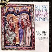 Christopher Page - Music for the Lion-Hearted King - Import CD