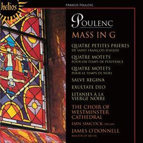Westminster Cathedral Choir - Poulenc: Mass in G, Motets - Import CD